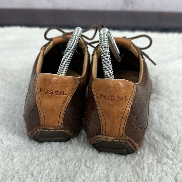 Fossil Oxford Shoe Mens 7 Brown Leather Ferdinand Lace Up Leather Casual - Picture 4 of 9